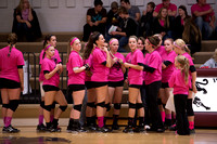 Panther Volleyball vs Hancock_Dig Pink Night